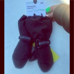 Burton Minishred Heater Dryride Mittens 2T- Black